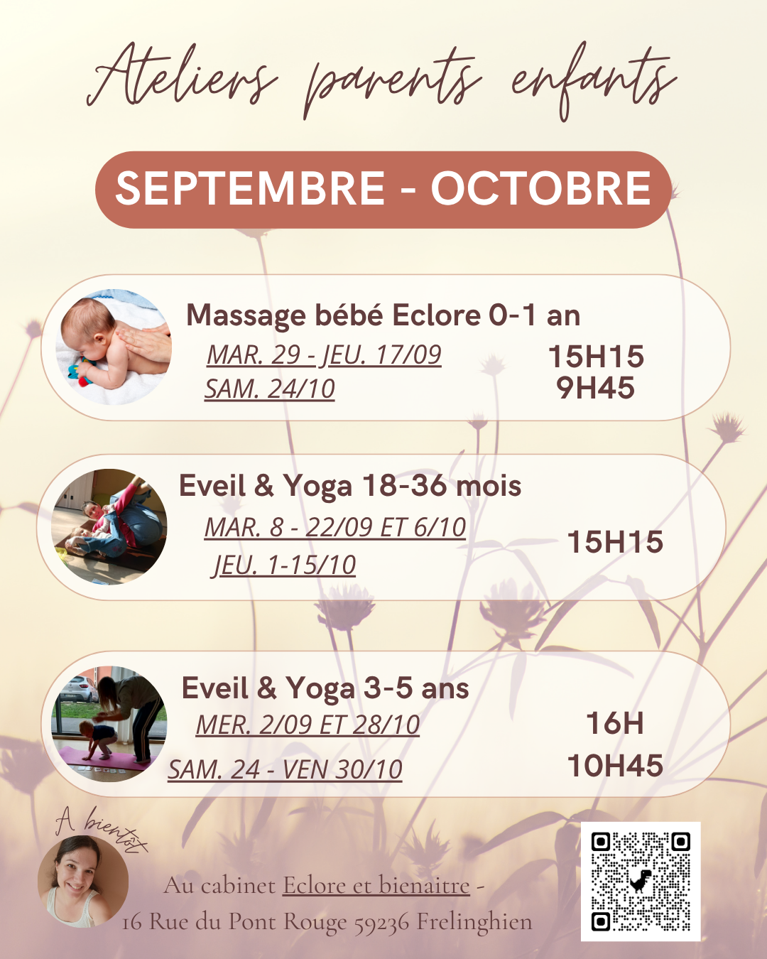 ateliers parents enfants - snoezelen - eveil & yoga - yoga enfant - parentalité - massage fratrie - atelier fratrie - massage bébé